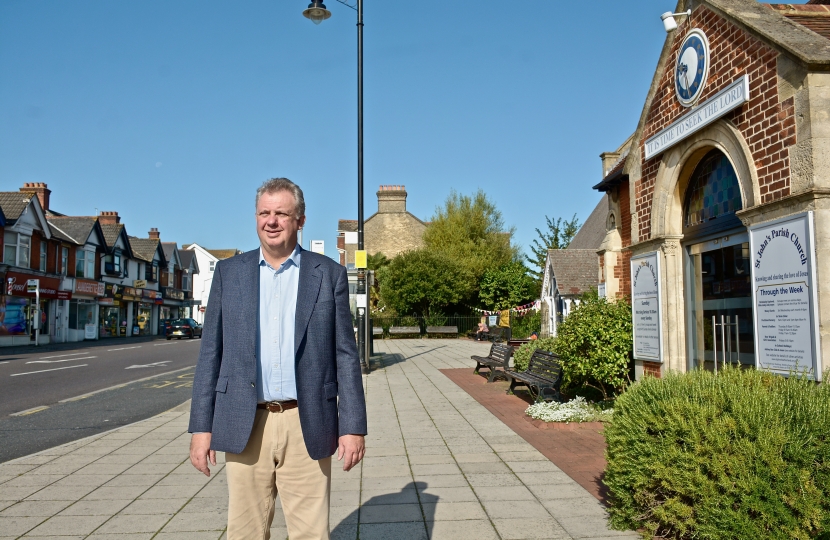 In Ashley Road - talking to residents and traders