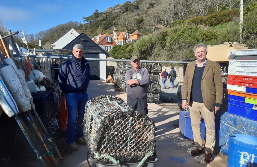 In Lulworth with Fishermen